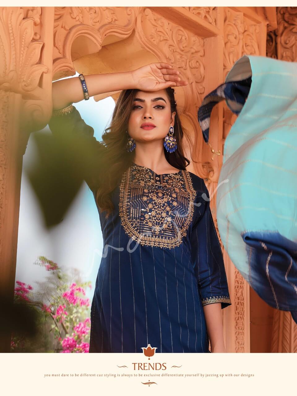 Mayur Hayat 2 Wedding Wear Wholesale Kurti Bottom And Dupatta Collection